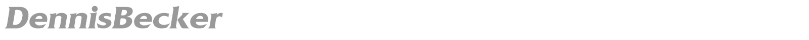 DennisBecker font preview